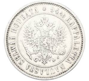 1 марка 1874 года Русская Финляндия — Фото №2