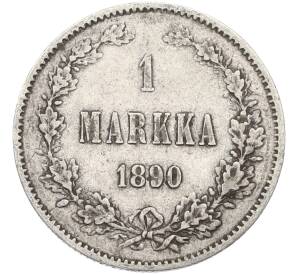 1 марка 1890 года Русская Финляндия — Фото №1