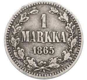 1 марка 1865 года Русская Финляндия — Фото №1