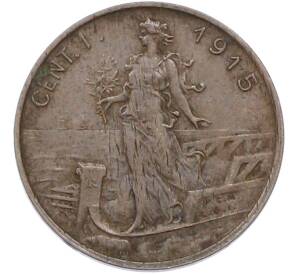 1 чентезимо 1915 года Италия — Фото №1