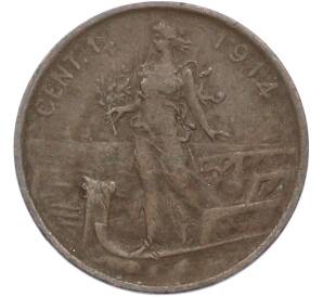 1 чентезимо 1914 года Италия — Фото №1