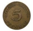 Монета 5 пфеннигов 1949 года J Германия (Артикул M2-35734)