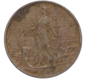 1 чентезимо 1914 года Италия — Фото №1