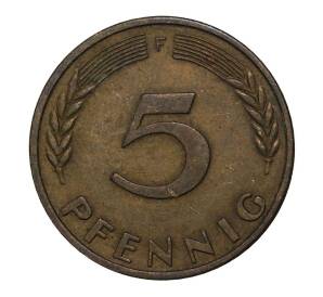 5 пфеннигов 1949 года F Германия — Фото №2