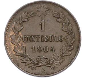 1 чентезимо 1904 года Италия — Фото №1