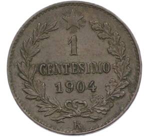 1 чентезимо 1904 года Италия — Фото №1
