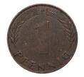 Монета 1 пфенниг 1949 года J Германия (Артикул M2-35737)