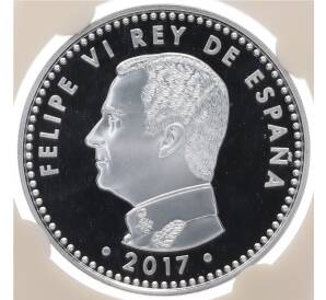 10 евро 2017 года Испания «Чемпионат мира по футболу 2018 в России» (в слабе) — Фото №2