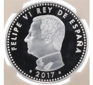 10 евро 2017 года Испания «Чемпионат мира по футболу 2018 в России» (в слабе) — Фото №2