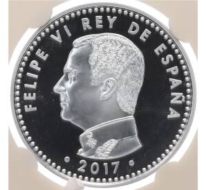 10 евро 2017 года Испания «Чемпионат мира по футболу 2018 в России» (в слабе) — Фото №2