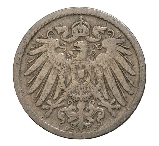 Монета 5 пфеннигов 1898 года D Германия (Артикул M2-35744)