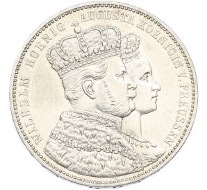 1 талер 1861 года Пруссия «Коронация Вильгельма I и Августы» — Фото №1