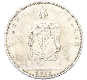 1 талер 1871 года Пруссия «Победа в Франко-прусской войне» — Фото №1