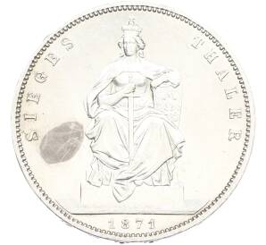 1 талер 1871 года Пруссия «Победа в Франко-прусской войне» — Фото №1