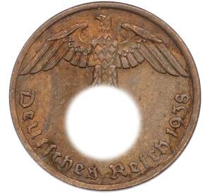 1 рейхспфенниг 1938 года A Германия — Фото №1