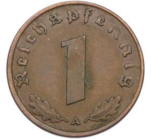 1 рейхспфенниг 1937 года A Германия — Фото №2
