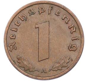 1 рейхспфенниг 1939 года A Германия — Фото №2