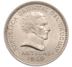 50 сентесимо 1960 года Уругвай — Фото №2