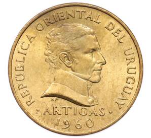 5 сентесимо 1960 года Уругвай — Фото №2