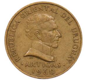 5 сентесимо 1960 года Уругвай — Фото №2