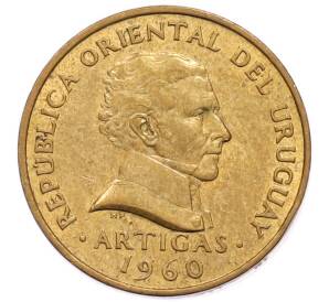 5 сентесимо 1960 года Уругвай — Фото №2