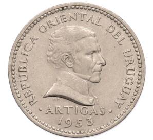 10 сентесимо 1953 года Уругвай — Фото №2