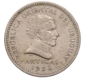 10 сентесимо 1953 года Уругвай — Фото №2