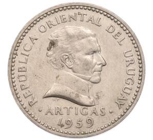 10 сентесимо 1959 года Уругвай — Фото №2