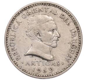 10 сентесимо 1959 года Уругвай — Фото №2