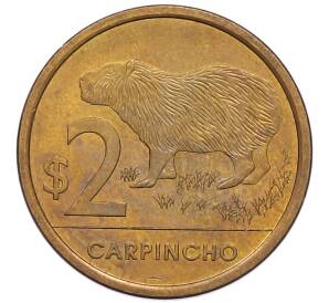 2 песо 2011 года Уругвай — Фото №1