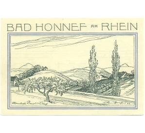 50 пфеннигов 1921 года Германия — город Бад-Хоннеф (Нотгельд) — Фото №1