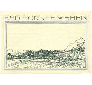 50 пфеннигов 1921 года Германия — город Бад-Хоннеф (Нотгельд) — Фото №1