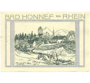50 пфеннигов 1921 года Германия — город Бад-Хоннеф (Нотгельд) — Фото №1