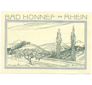 50 пфеннигов 1921 года Германия — город Бад-Хоннеф (Нотгельд) — Фото №1
