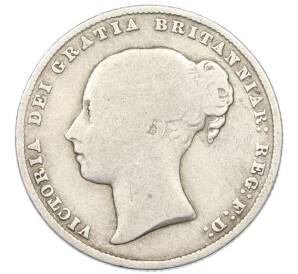 1 шиллинг 1867 года Великобритания — Фото №2