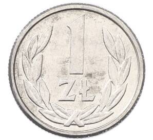 1 злотый 1990 года Польша — Фото №1