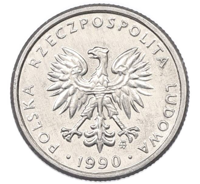Монета 1 злотый 1990 года Польша (Артикул: K12-85825) — Фото №2