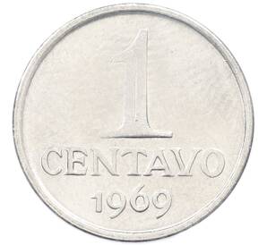 1 сентаво 1969 года Бразилия — Фото №1