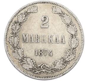 2 марки 1874 года Русская Финляндия — Фото №1