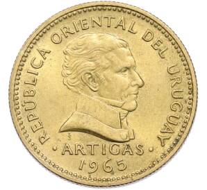 10 песо 1965 года Уругвай — Фото №2