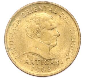 1 песо 1968 года Уругвай — Фото №2