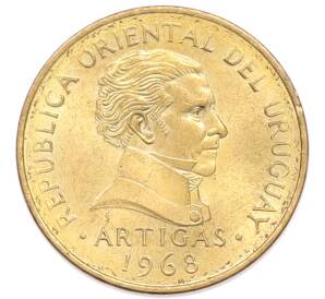 1 песо 1968 года Уругвай — Фото №2