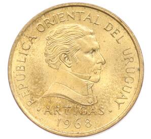 1 песо 1968 года Уругвай — Фото №2
