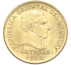 10 песо 1968 года Уругвай — Фото №2