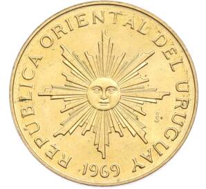 10 песо 1969 года Уругвай — Фото №2