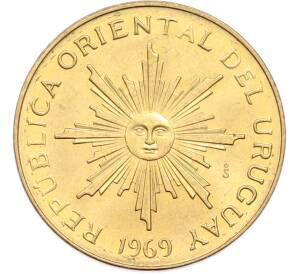 10 песо 1969 года Уругвай — Фото №2