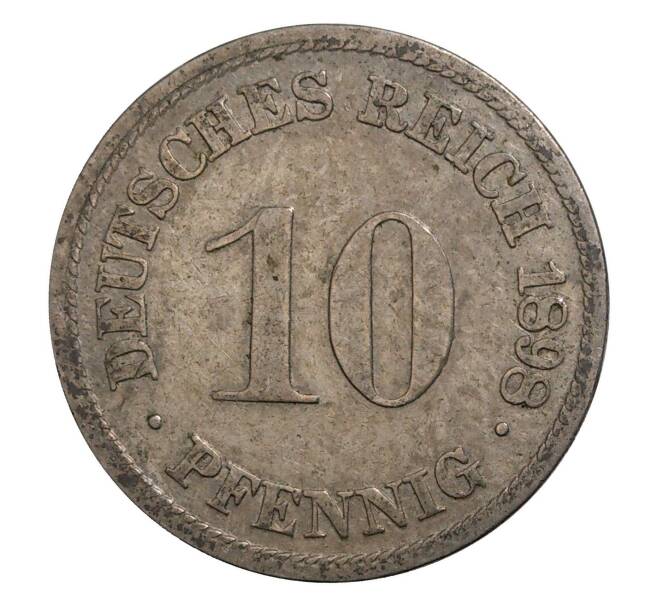 Монета 10 пфеннигов 1898 года D Германия (Артикул M2-35747)