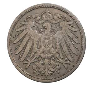 10 пфеннигов 1898 года F Германия — Фото №2