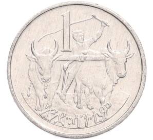 1 сантим 1977 года (EE1969) Эфиопия — Фото №1