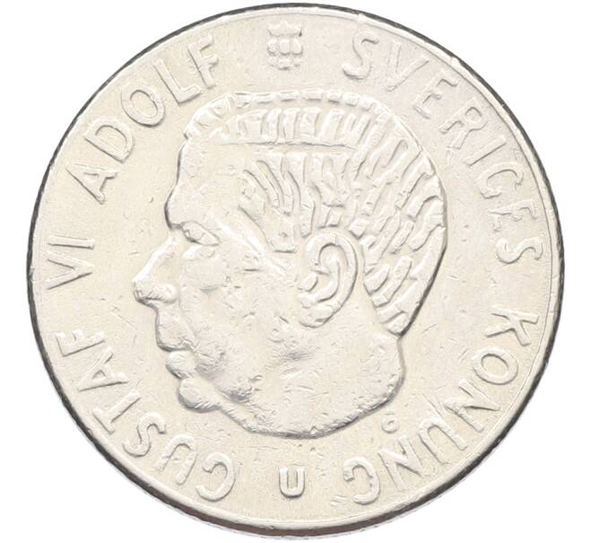 Монета 1 крона1968 года Швеция (Артикул: T11-42721) — Фото №2